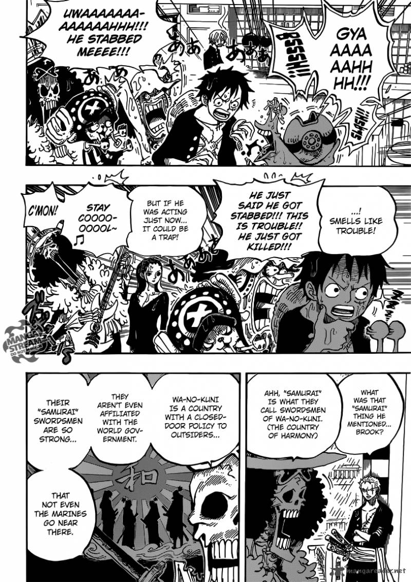 One Piece Chapter 655 - Page 6 in English