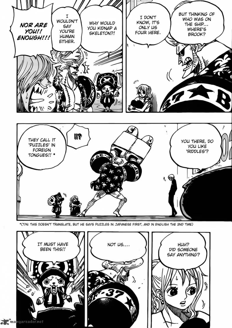 One Piece Chapter 657 - Page 8 in English
