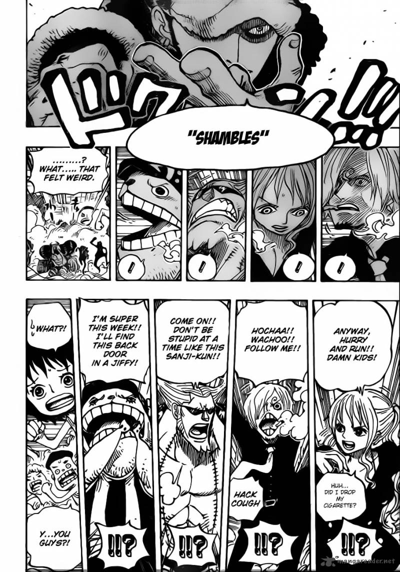 One Piece Chapter 661 - Page 14 in English
