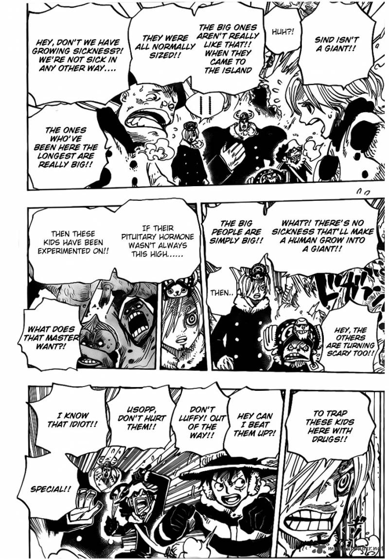 One Piece Chapter 665 - Page 12 in English