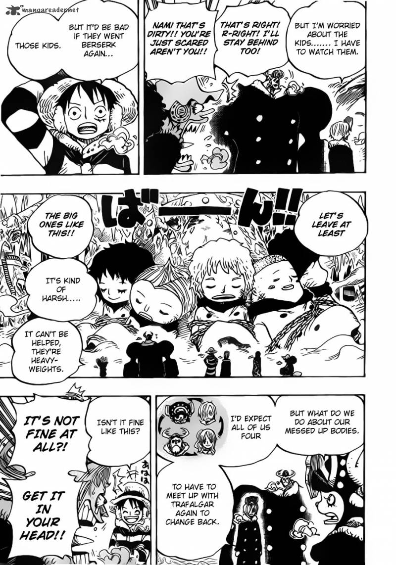 One Piece Chapter 665 - Page 15 in English