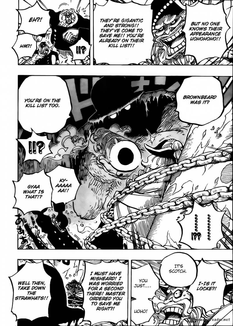 One Piece Chapter 666 - Page 12 in English