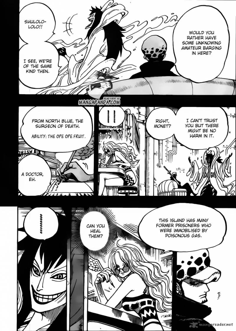 One Piece Chapter 666 - Page 6 in English