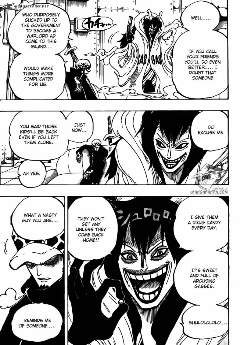 One Piece Chapter 666 - Page 7 in English