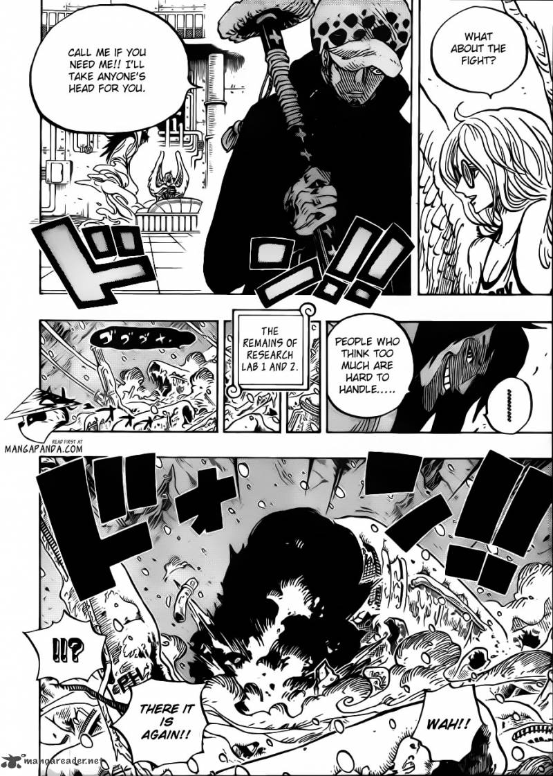 One Piece Chapter 666 - Page 8 in English