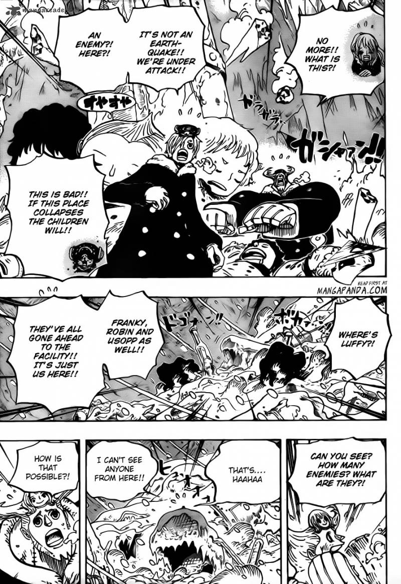 One Piece Chapter 666 - Page 9 in English