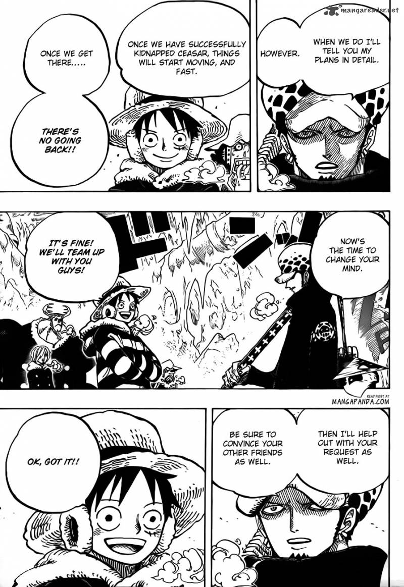 One Piece Chapter 668 - Page 13 in English