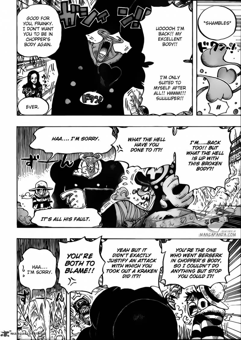 One Piece Chapter 668 - Page 6 in English