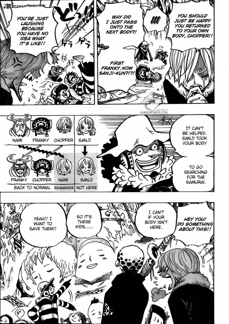One Piece Chapter 668 - Page 7 in English