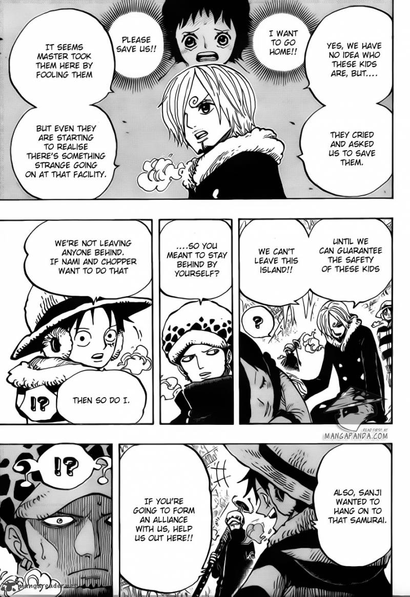One Piece Chapter 668 - Page 9 in English