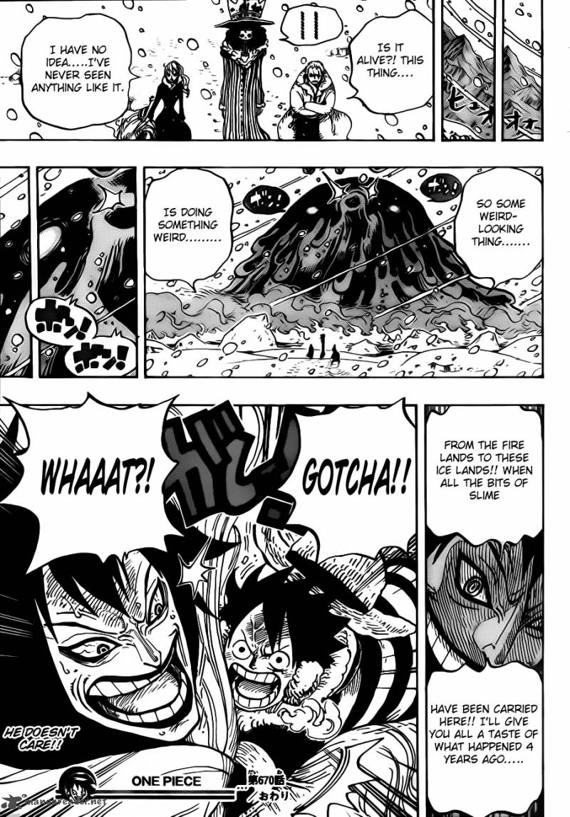 One Piece Chapter 670 - Page 17 in English