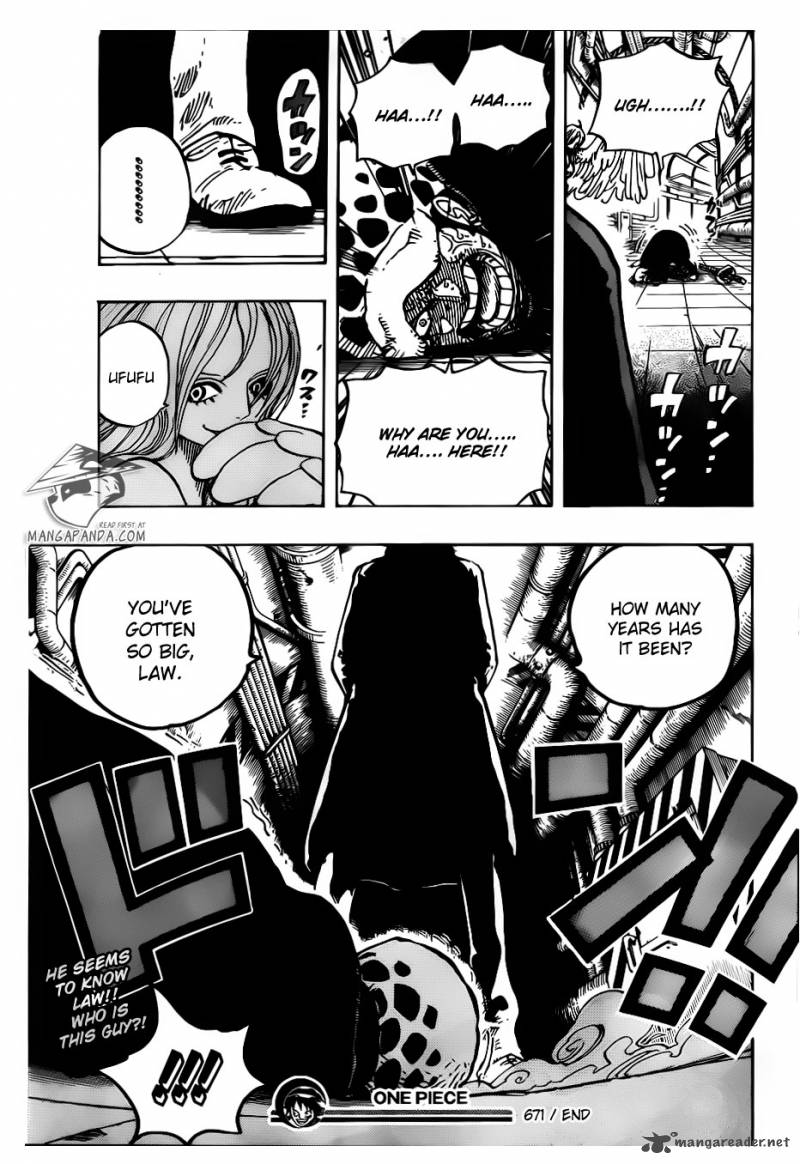 One Piece Chapter 671 - Page 16 in English