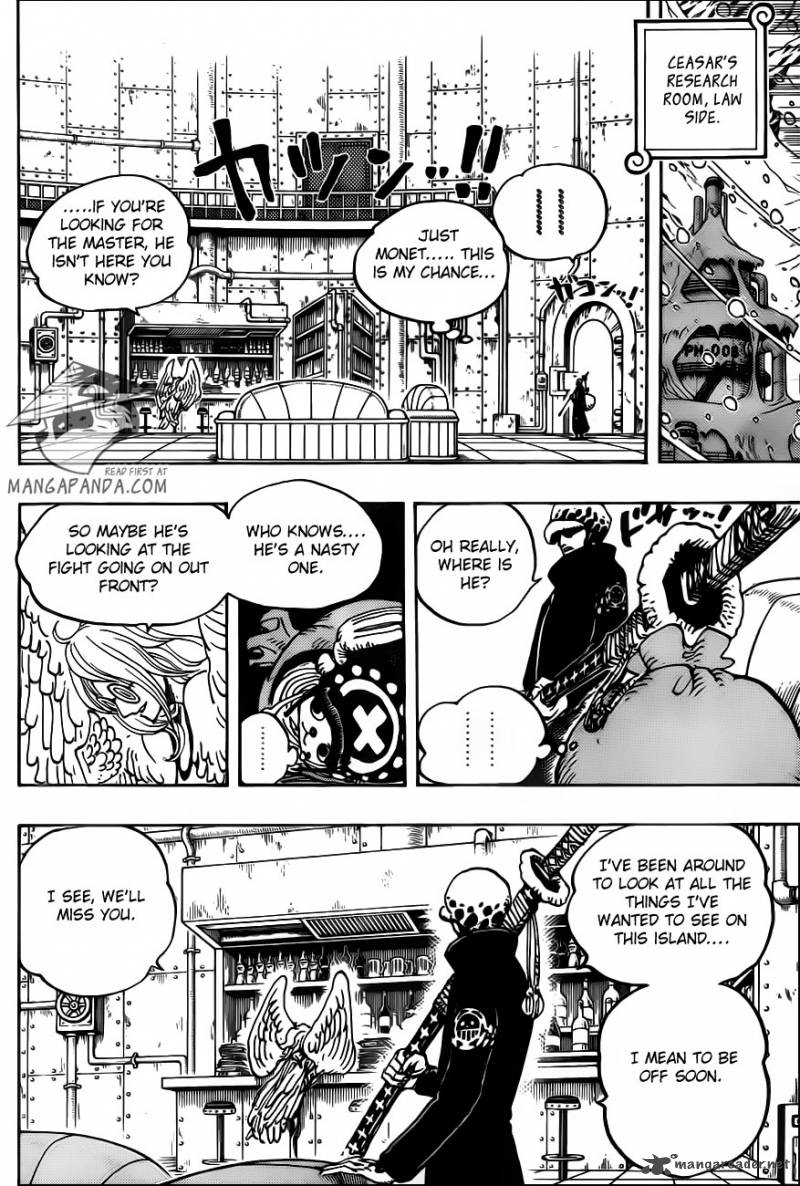 One Piece Chapter 671 - Page 4 in English