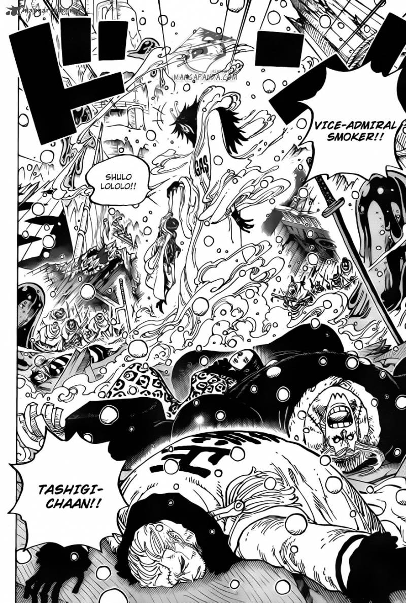 One Piece Chapter 672 - Page 6 in English
