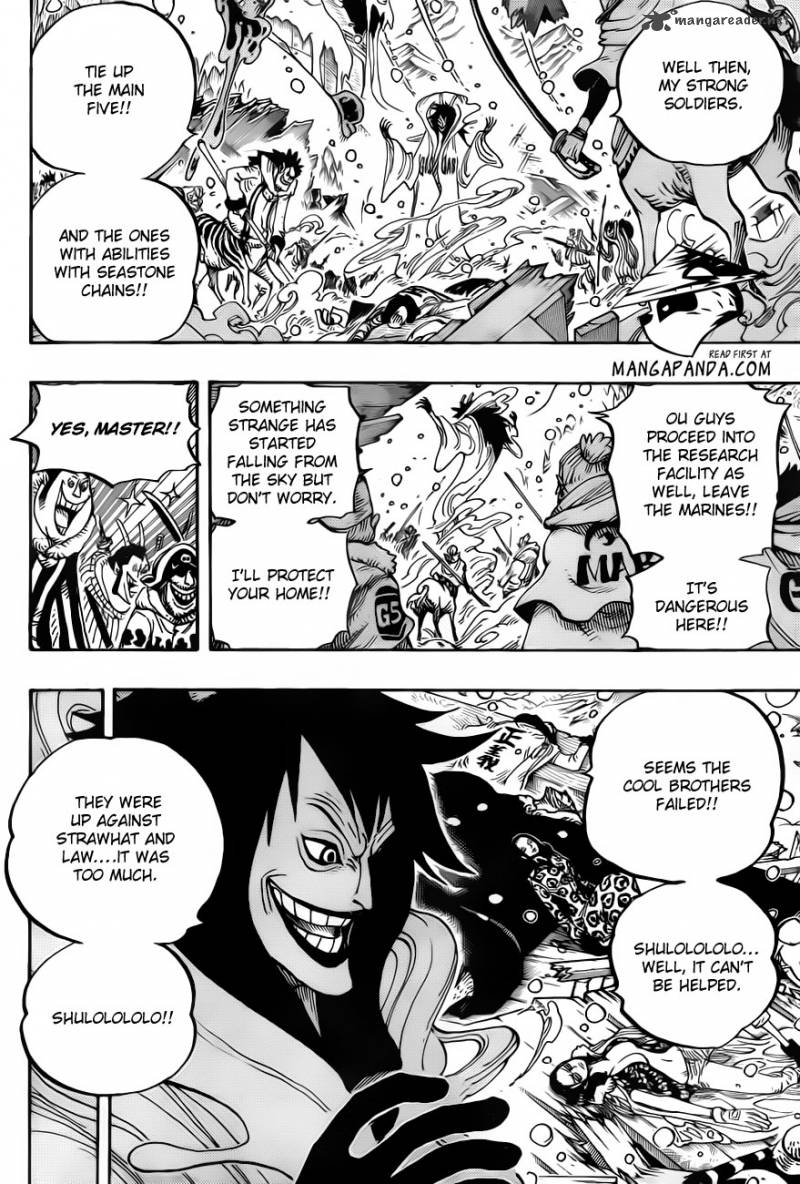 One Piece Chapter 672 - Page 8 in English
