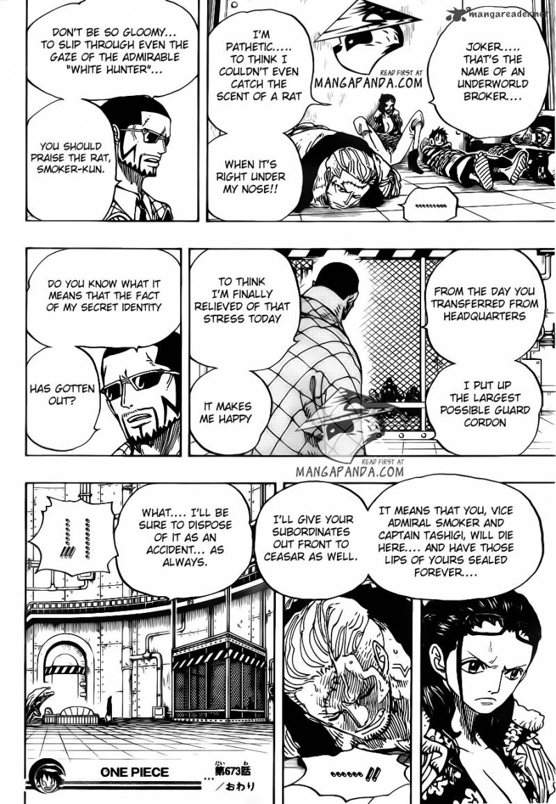 One Piece Chapter 673 - Page 18 in English