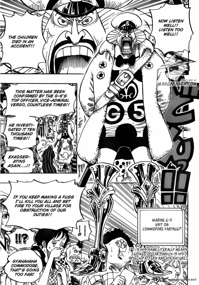 One Piece Chapter 673 - Page 3 in English