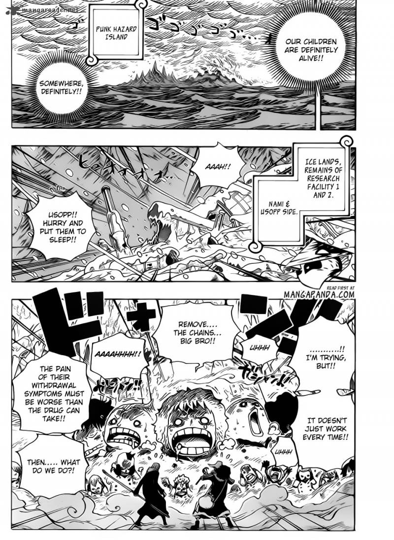 One Piece Chapter 673 - Page 5 in English