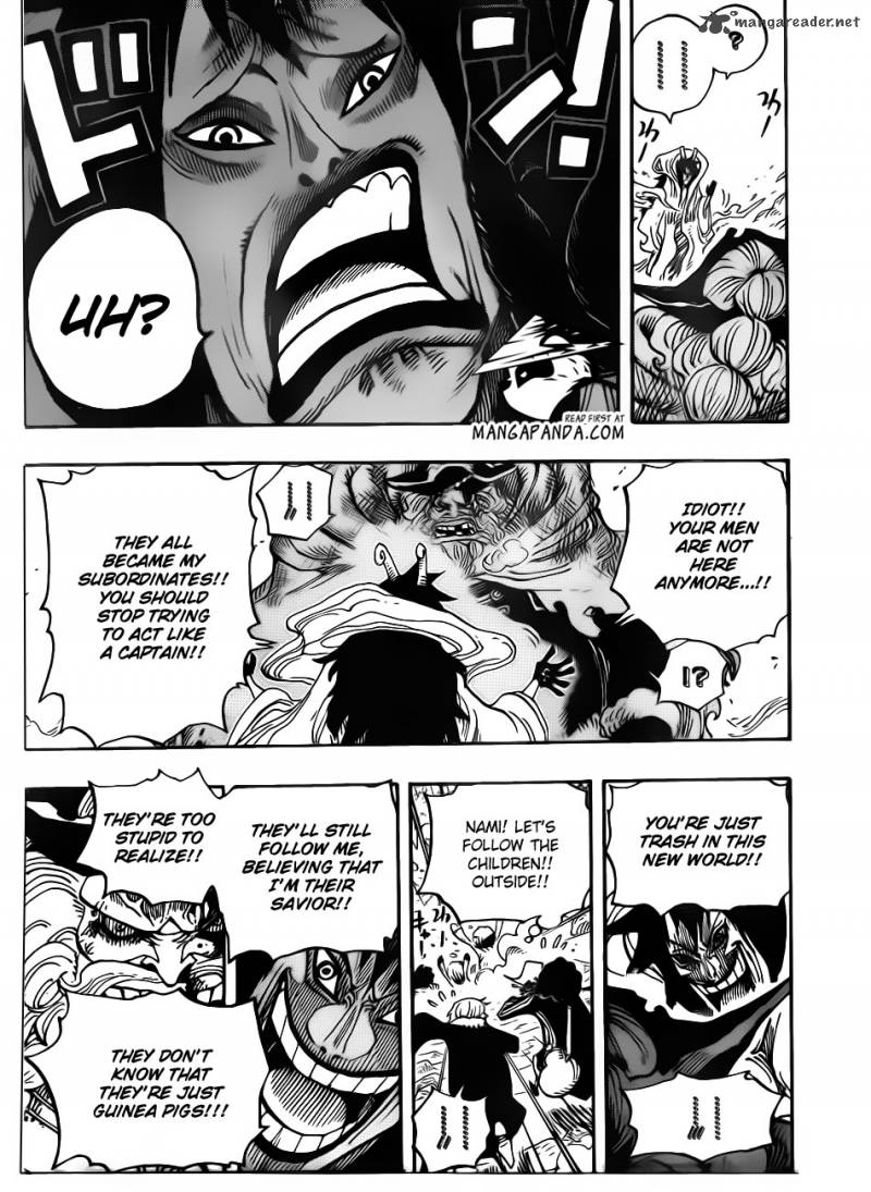 One Piece Chapter 674 - Page 13 in English