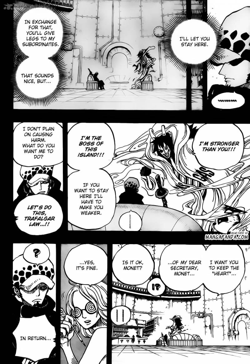 One Piece Chapter 675 - Page 8 in English