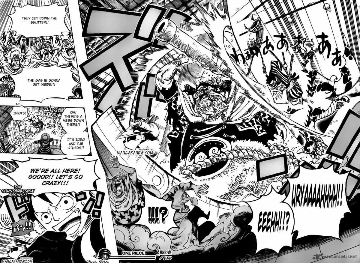 One Piece Chapter 677 - Page 16 in English