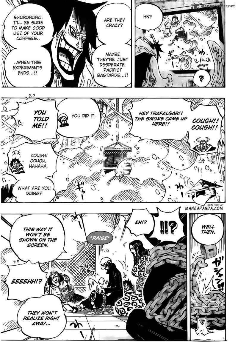 One Piece Chapter 677 - Page 8 in English