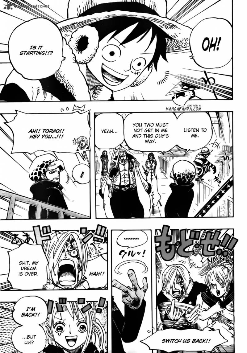 One Piece Chapter 678 - Page 11 in English