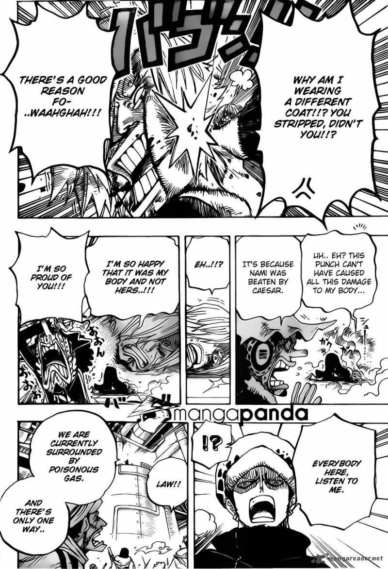 One Piece Chapter 678 - Page 12 in English