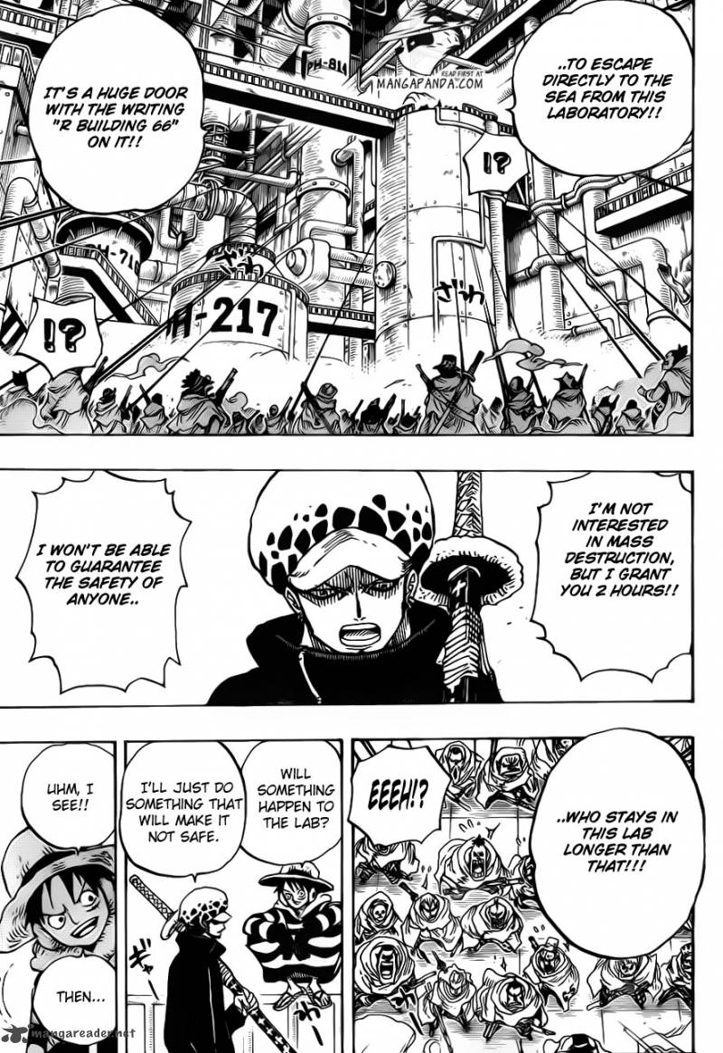 One Piece Chapter 678 - Page 13 in English