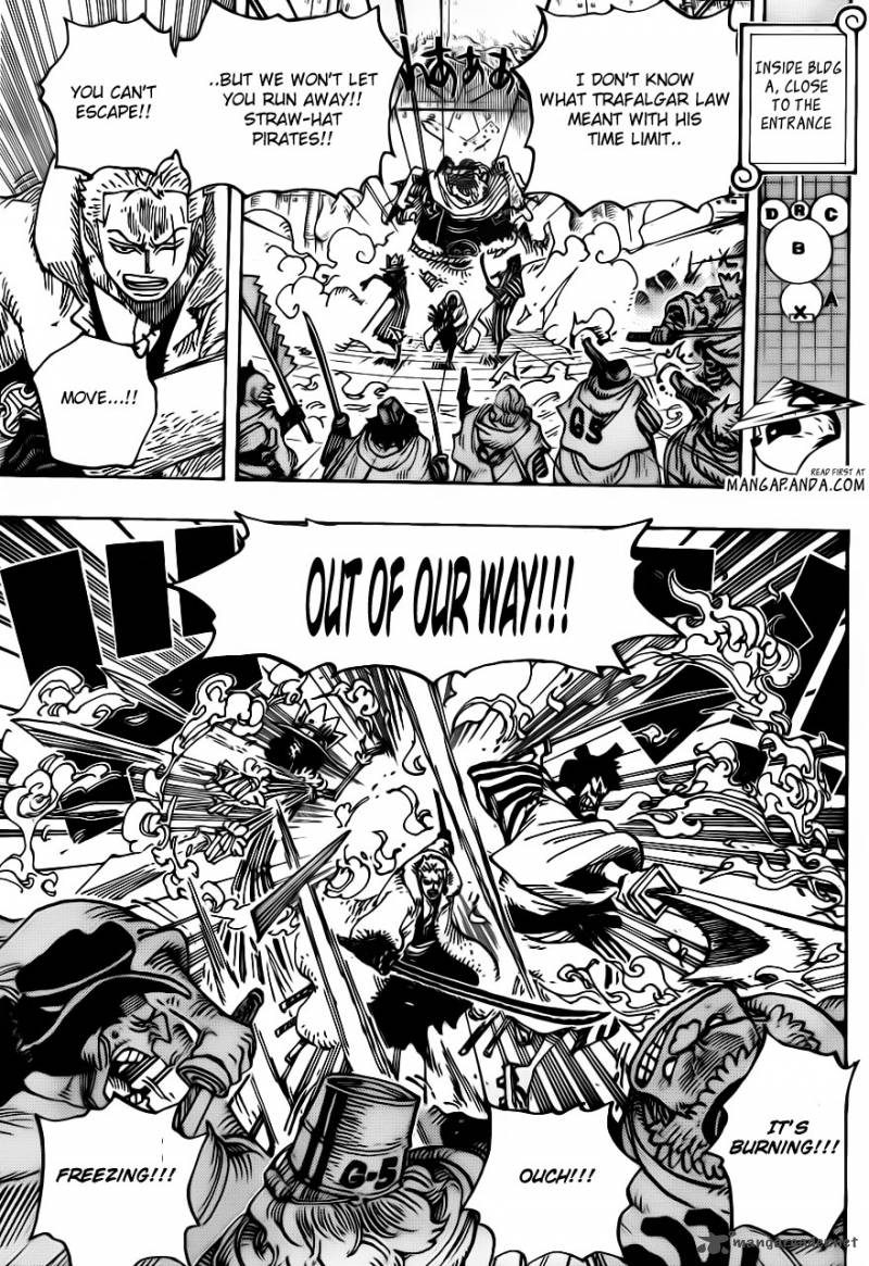 One Piece Chapter 679 - Page 12 in English