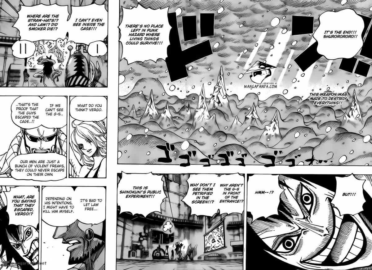 One Piece Chapter 679 - Page 4 in English