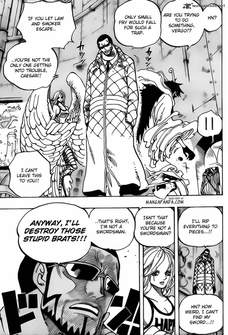 One Piece Chapter 679 - Page 8 in English