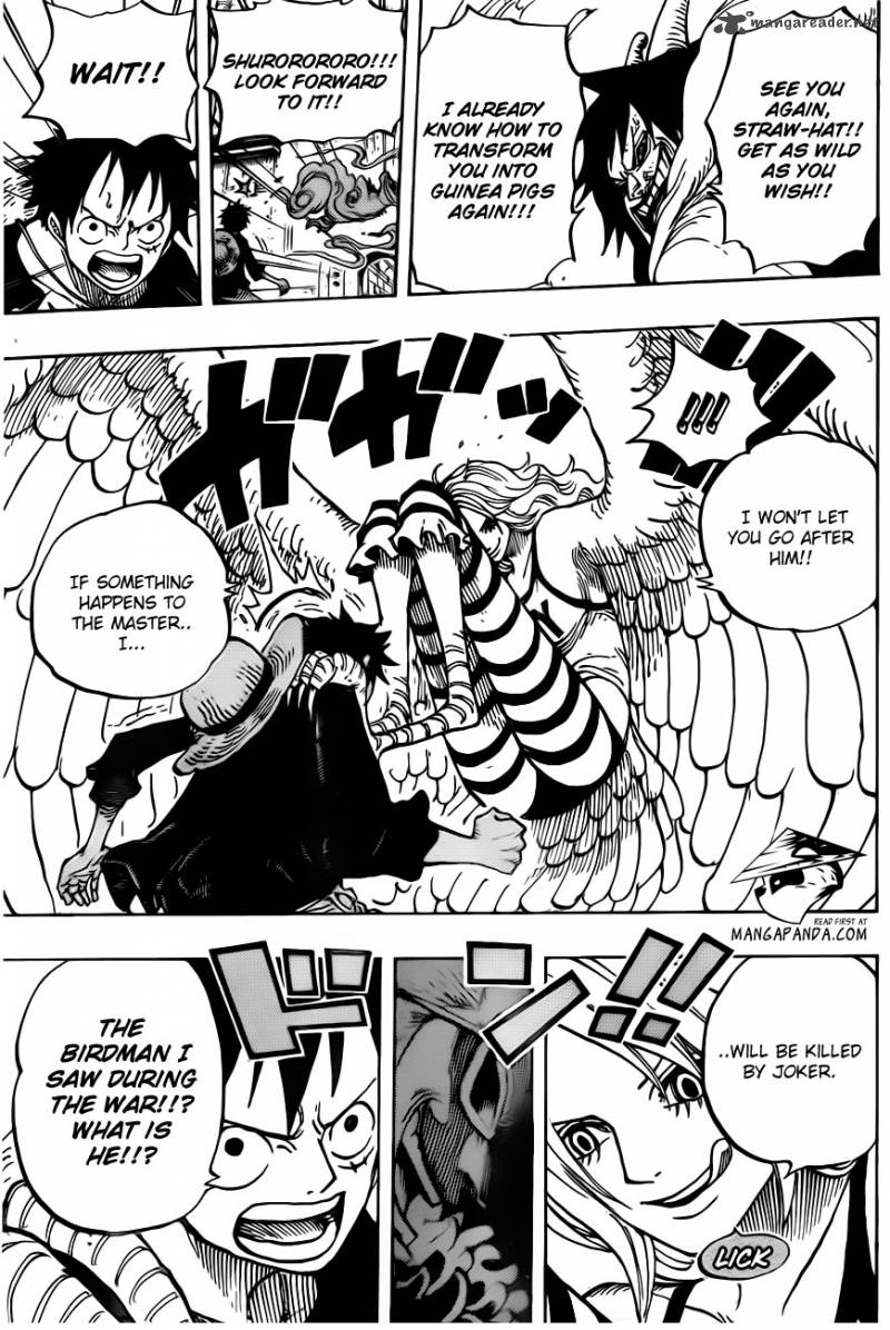 One Piece Chapter 681 - Page 13 in English