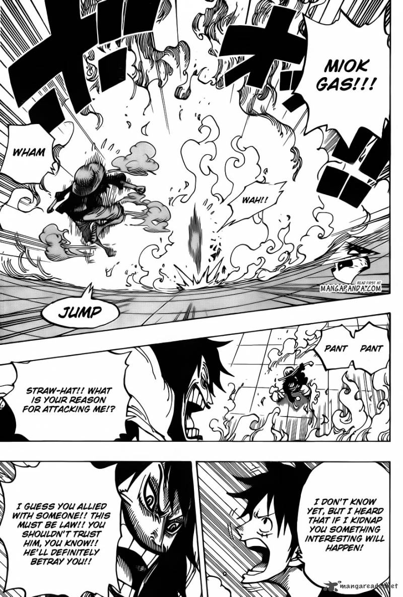 One Piece Chapter 681 - Page 5 in English