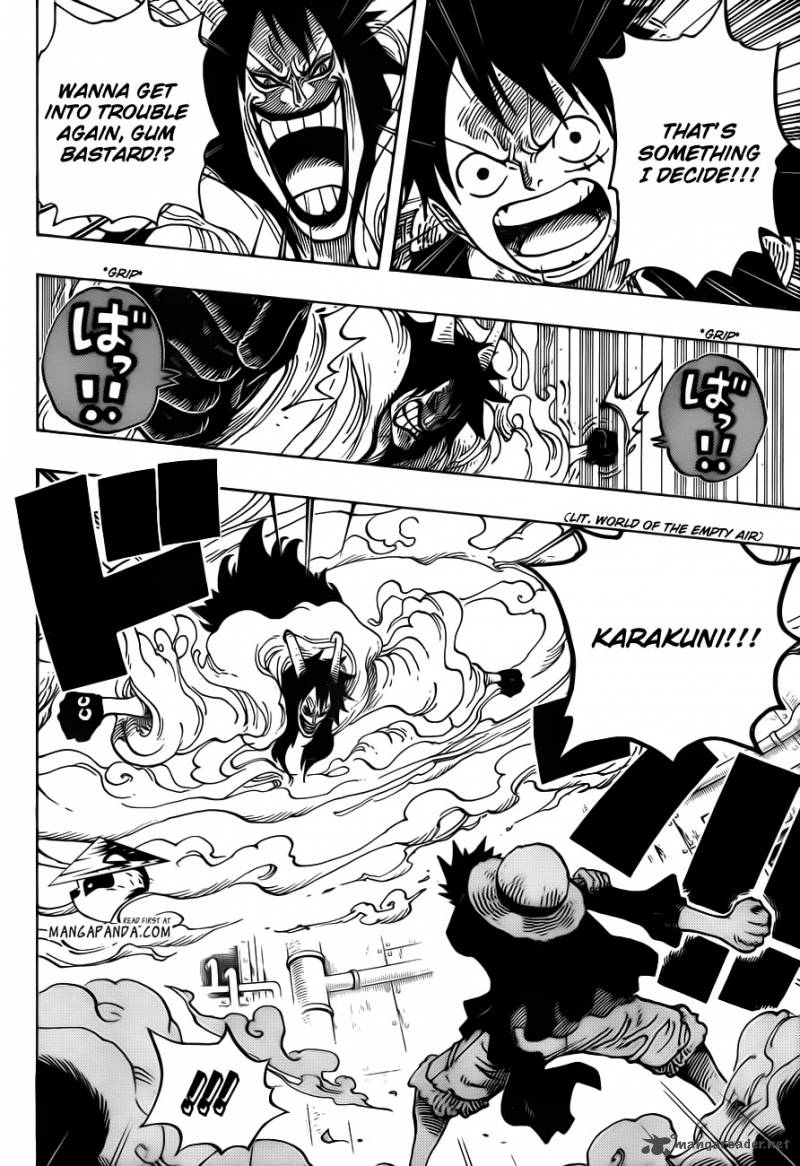 One Piece Chapter 681 - Page 6 in English