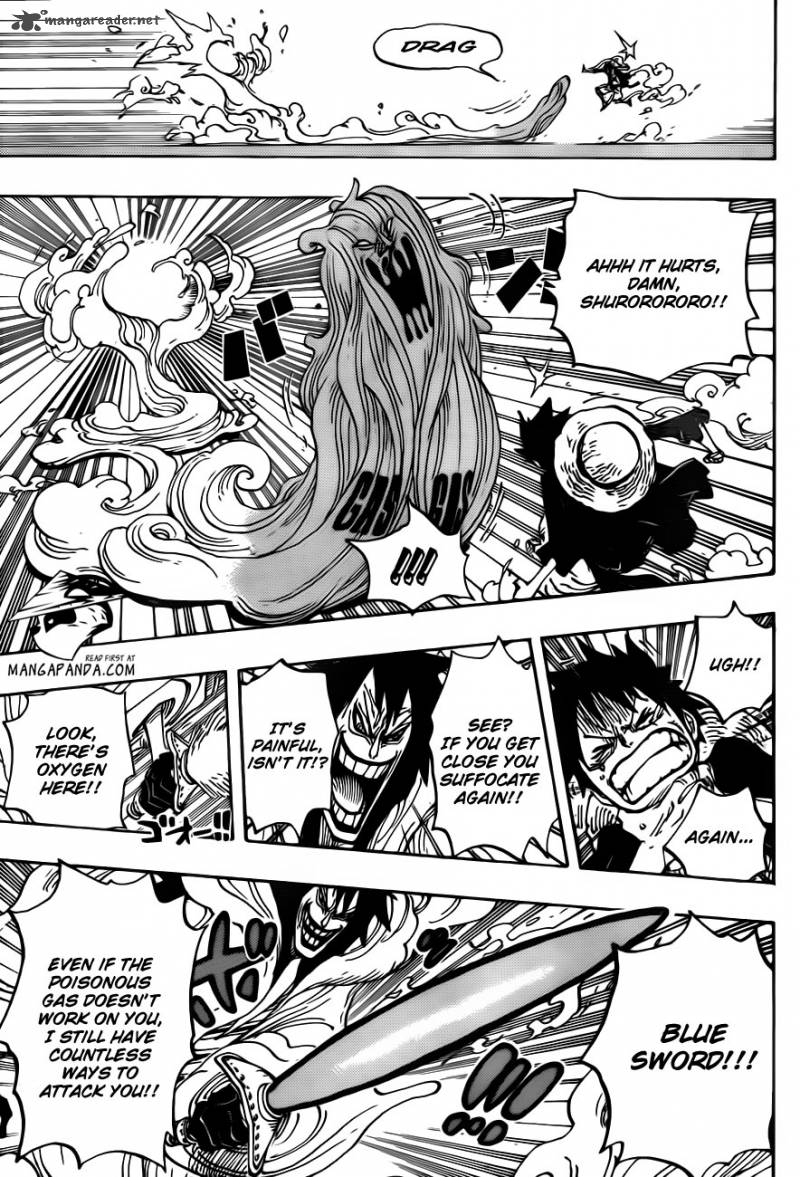 One Piece Chapter 681 - Page 9 in English