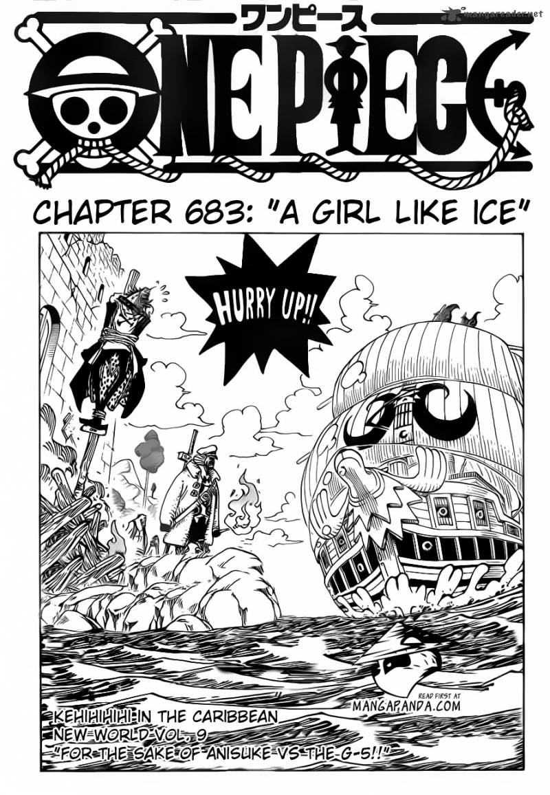 One Piece Chapter 683 - Page 3 in English