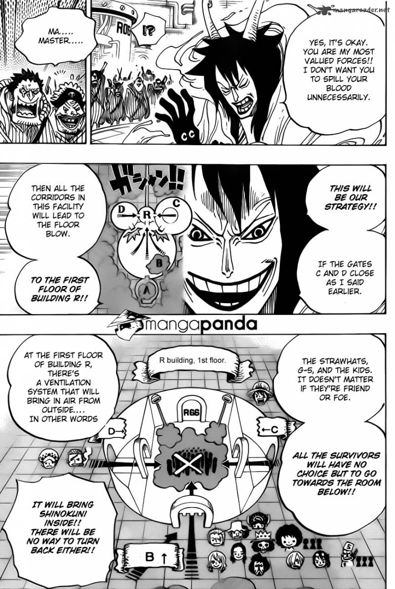 One Piece Chapter 684 - Page 13 in English