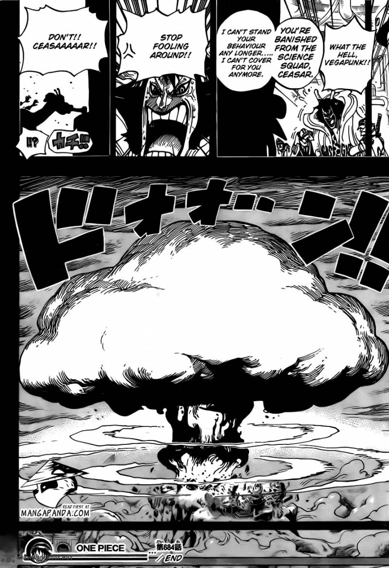 One Piece Chapter 684 - Page 18 in English