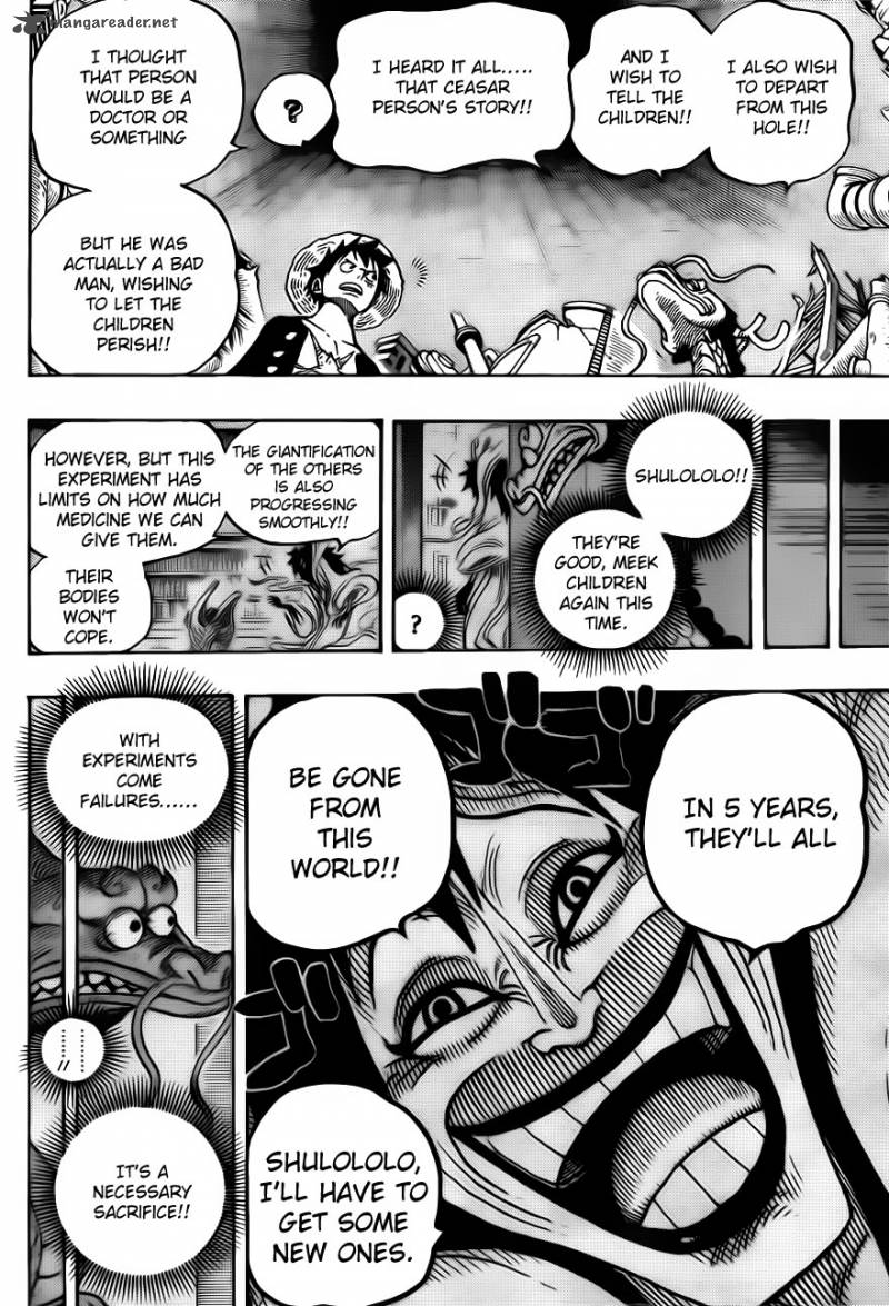 One Piece Chapter 685 - Page 14 in English