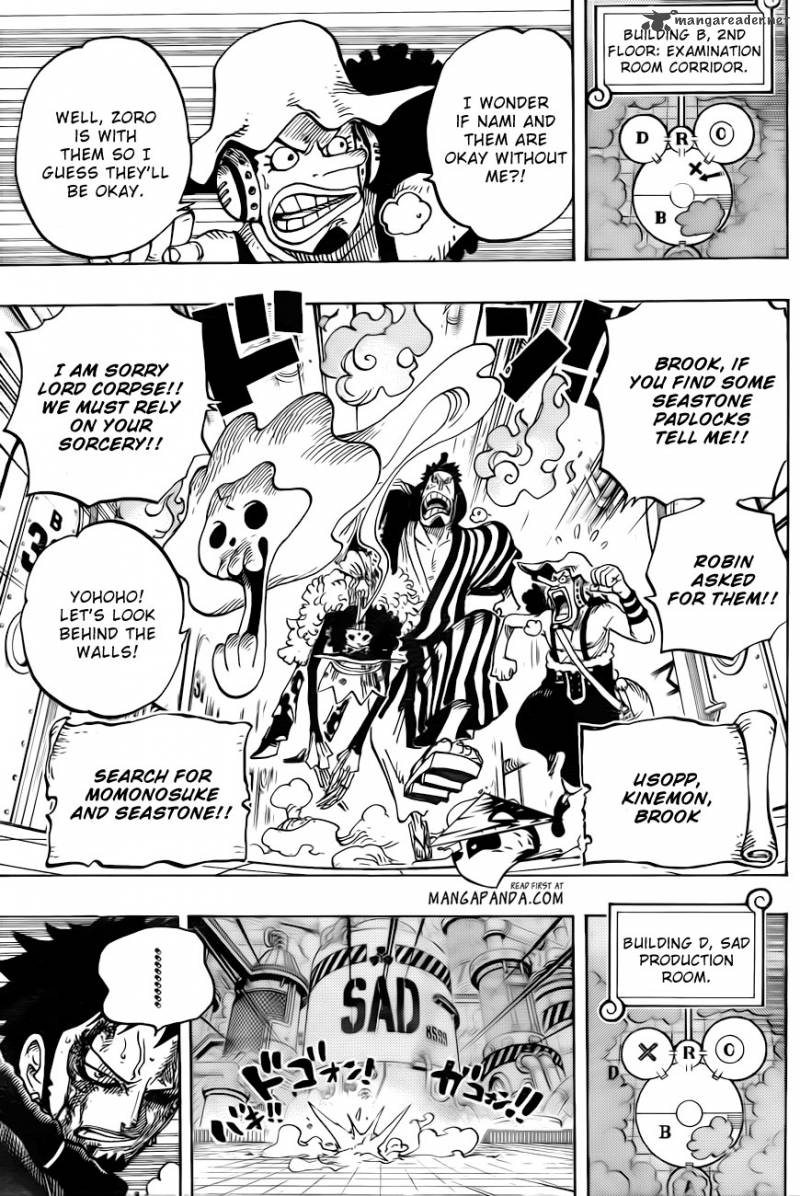 One Piece Chapter 685 - Page 17 in English