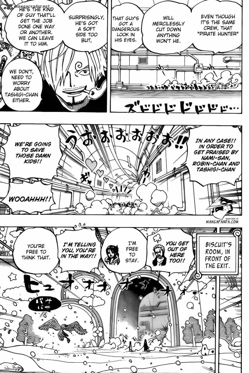 One Piece Chapter 687 - Page 5 in English