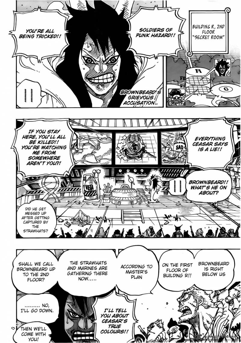 One Piece Chapter 689 - Page 4 in English