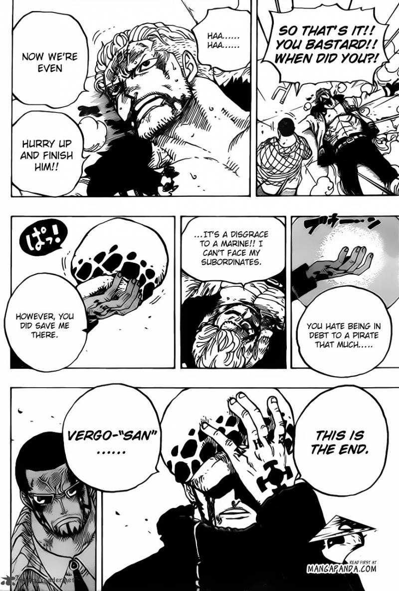 One Piece Chapter 690 - Page 14 in English