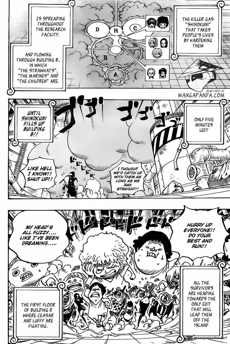 One Piece Chapter 690 - Page 8 in English