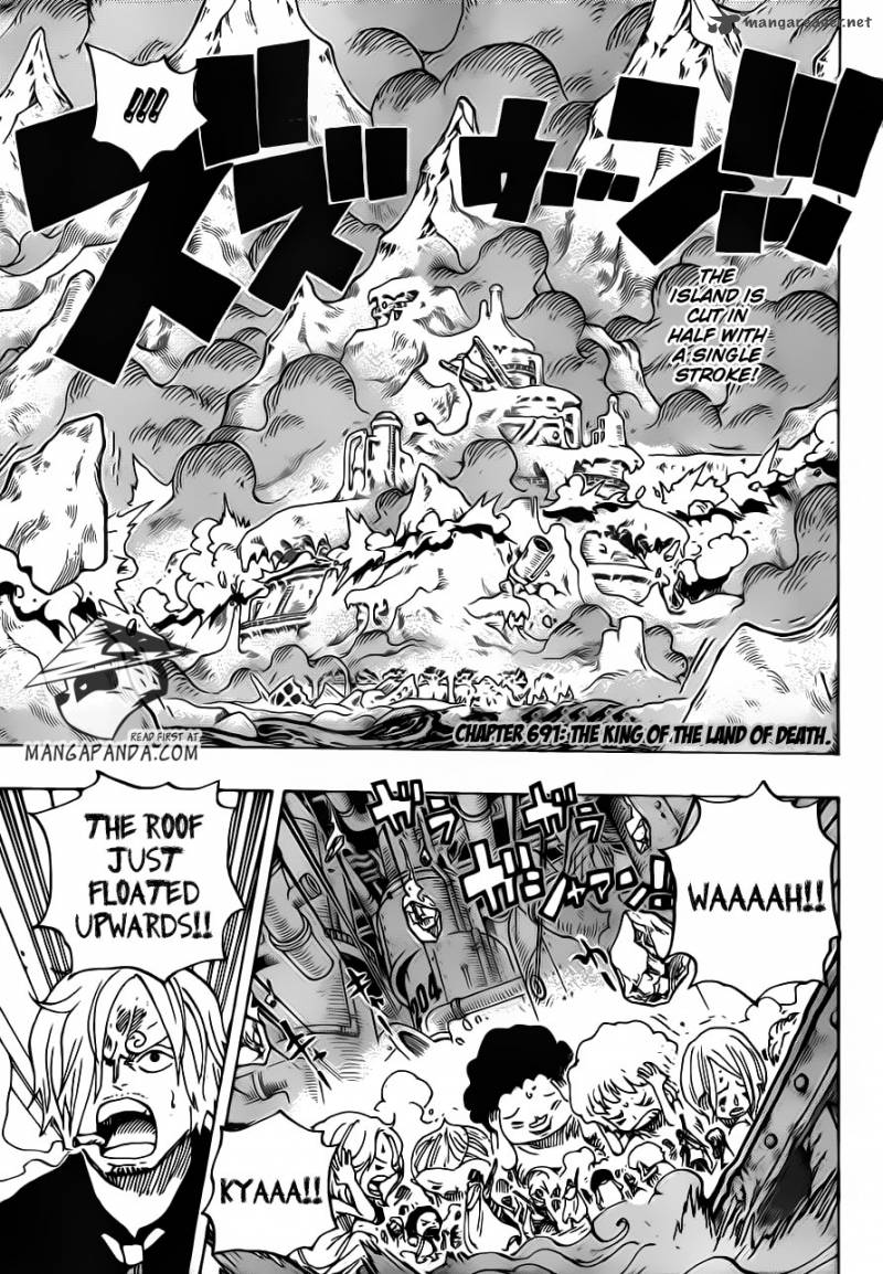 One Piece Chapter 691 - Page 3 in English