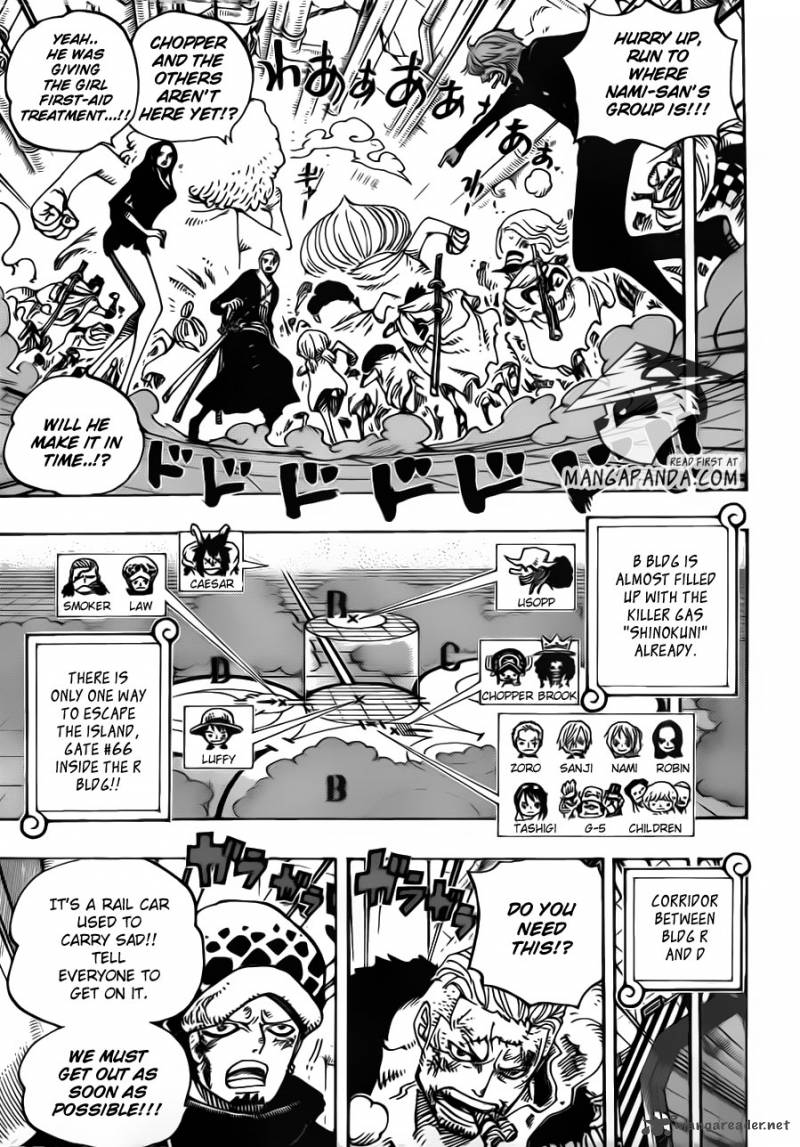 One Piece Chapter 692 - Page 12 in English