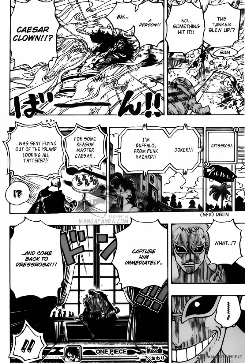 One Piece Chapter 692 - Page 19 in English