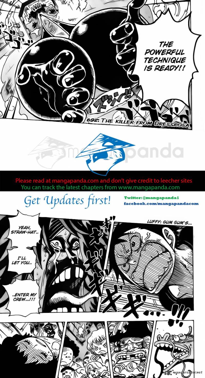 One Piece Chapter 692 - Page 5 in English