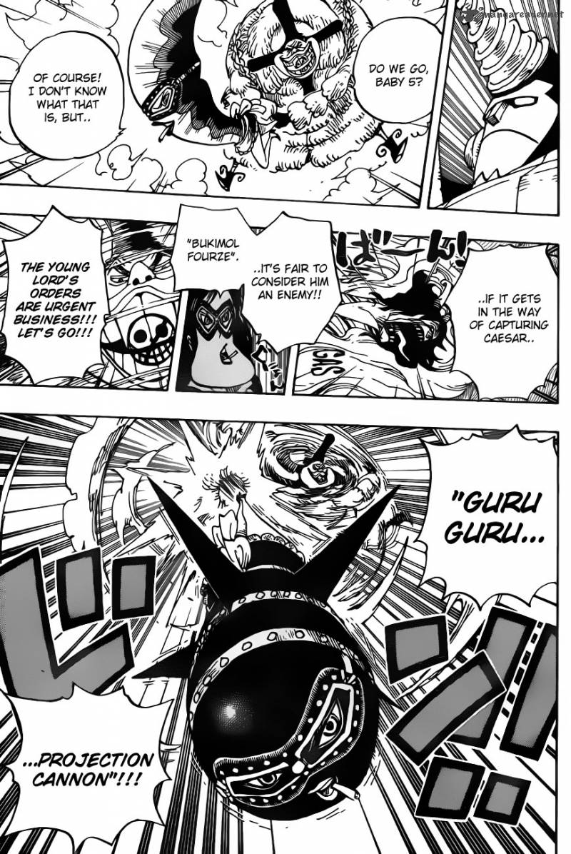 One Piece Chapter 693 - Page 11 in English